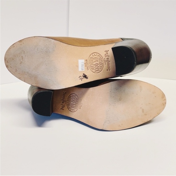 Wolverine 1000 Mile Tan and Black Leather Ankle Boots - 8.5 - Picture 7 of 11